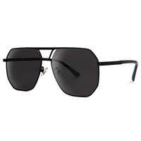 Lunettes de soleil de marque UV400 pour femmes avec monture PC à motifs tendance, accessoires de mode