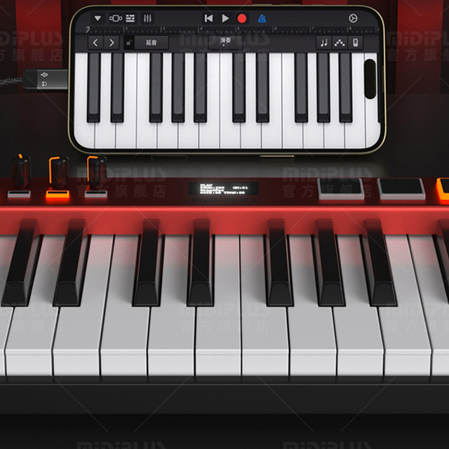 Midiplus X6Pro II Factory Supply USB Flexible Keyboard Studio Electric Piano 61 Key Digital Midi Controller Musical Instrument
