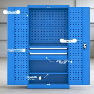 Armoire à outils en acier robuste et épaissi pour atelier de réparation automobile, stockage de pièces avec fonction de démontage, modèle HYD-92 - Product Image 2