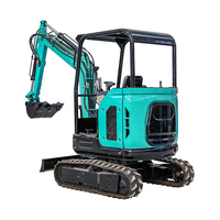 Mini-excavatrice 5T avec dents de déchiqueteur pour utilisation sur terrain dur