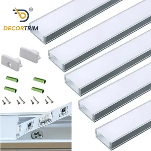 Prolink Metal Factory Tira de LED Canal U Difusor Extrusión LED Perfil de aluminio