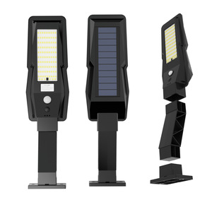 Solar Powered Outdoor <b>Wall</b> <b>Light</b> Led White <b>Light</b> <b>Remote</b> <b>Control</b> Human Body Induction For Courtyard And Road Lighting - Product Image 2