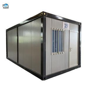 Maison portable en acier préfabriquée à assemblage gratuit Maison préfabriquée à 2 étages Hôtel Bureau Maison en conteneur - Product Image 2