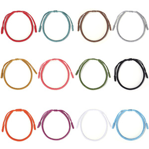 Boho fait à la main diamant <span class=keywords><strong>noeud</strong></span> tissé 12 signes du zodiaque Bracelets mode cordon rouge astrologie Bracelet bijoux pour femmes cadeau d'anniversaire - Product Image 5
