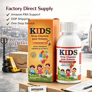 Children Vitamin Syrup Appetite <strong>Booster</strong> &amp; <strong>Height</strong> Growth Support - Natural Honey Flavor Kids Multivitamin Liquid Supplement - Product Image 1