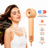 Sèche-cheveux professionnel AC 1600W à haute vitesse 110 000 tr/min, diffuseur ionique, température intelligente NTC, OEM, portable, pour hôtel, vente en gros