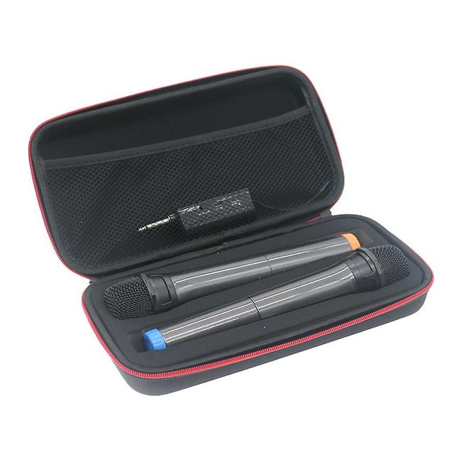 Custom Logo Professional Waterproof Shockproof Durable Hard EVA Oxford & Spandex Shell Microphone Storage Case