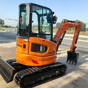 Mini-excavatrice sur chenilles CDM6025, poids opérationnel de 2,5 tonnes, pelle hydraulique avec plusieurs accessoires pour le creusement et la démolition - Product Image 2