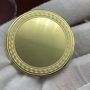 Изготовленная на заказ Заводская монета 40 мм 50 мм Полированная Металлическая штамповка Золотая медь латунь пустая монета с лазерной гравировкой сувенирная печать - Product Image 5