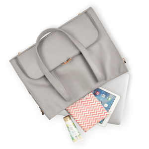 กระเป๋าถือหนังผู้หญิงทรงสวยทันสมัย ผลิตในอินเดีย ขนาดใหญ่ จุของได้เยอะ เหมาะสำหรับใช้ในออฟฟิศ ท่องเที่ยว ช้อปปิ้ง และใช้ในชีวิตประจำวัน มีจำหน่ายแล้ว - Product Image 4