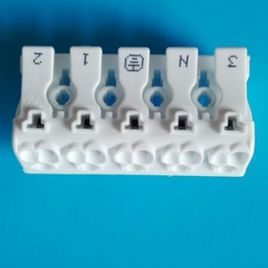 GAOCHAO Connecteur de fil enfichable en nylon 66 plastique Connecteur de borne électrique à 5 pôles KB18-5 avec borne sans vis TUV à <span class=keywords><strong>pied</strong></span> en J - Product Image 6