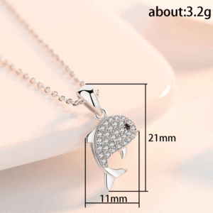Collar con Colgante de Corazón con Latido Hueco para Mujer, Cadena Creativa para Clavícula, Joyería de Moda - Product Image 3