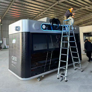 Quiosco de Celebridades de Internet, Carrito de Comida Móvil, Carrito de Comida Multifuncional Comercial, Contenedor de Cámara Retro - Product Image 4