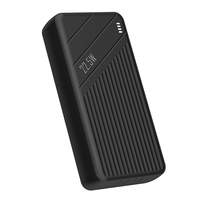 Batterie externe 20000mAh 22.5W à charge rapide avec câble intégré, indicateur de batterie LED, chargeur de téléphone portable, directement de l'usine