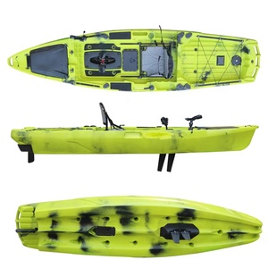 Kayak,13 ft tốt nhất đạp Kayak sử dụng cánh quạt hoặc vây đạp ổ đĩa, nativ bánh lái cài đặt trolling động cơ 2023 duy nhất ngồi trên câu cá CE - Product Image 1