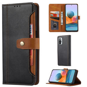 Étui <span class=keywords><strong>portefeuille</strong></span> en cuir pour <span class=keywords><strong>Xiaomi</strong></span> <span class=keywords><strong>Redmi</strong></span> <span class=keywords><strong>Note</strong></span> <span class=keywords><strong>10</strong></span> <span class=keywords><strong>Pro</strong></span>, porte-cartes à rabat, béquille - Product Image 3