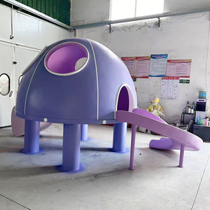 Escultura de Tobogán de Fibra de Vidrio Personalizada con Diseño de Dibujos Animados, Equipo de Juego Submarino Grande de FRP para Jardín de Infancia al Aire Libre - Product Image 2