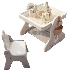 MIGO orso bambino mobili in plastica blocchi di plastica scrivania acqua di sabbia bambini studio bambini sensoriale tavolo e sedia Set