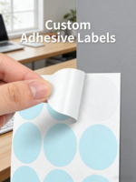 Étiquettes autocollantes colorées recyclées pour enfants, décoration amusante pour boîtes à emporter et utilisation créative DIY à la maison