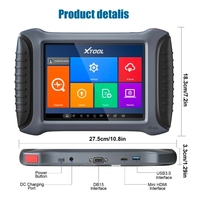 XTOOL X100 PAD3 Pro, Instrumento de Diagnóstico de Fallas Automotrices, ABS para OBD, Compatibilidad Universal, Pantalla LCD, Versión Nueva