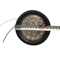 24V Round Truck Lights Truck LED Work Lights Intense Luminosité 4 Inch Tail Lights