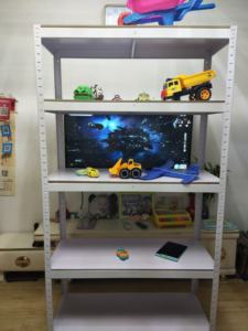 저렴한 5 스틸 코너 선반 차고 선반 REGAL MAGAZANWY 금속 CZARNY 180x90x40cm 875kggs 로드 볼트리스 랙 강력 - Product Image 4