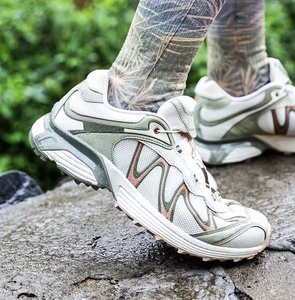 <span class=keywords><strong>Chaussures</strong></span> de trail rétro respirantes en mesh Saloms, antidérapantes, amortissantes, pour la randonnée en plein air, pour hommes et femmes - Product Image 6