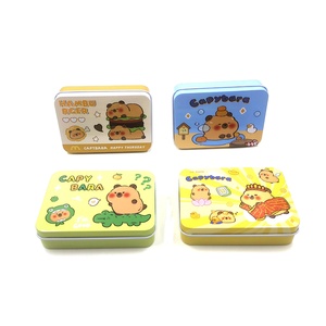 Caja Metálica Rectangular Pequeña para Empacar Azúcar, Dulces, Caja Geométrica para Regalos Infantiles, Caja Metálica para Joyería - Product Image 4