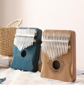 Kalimba Portátil de Alta Calidad, Piano de Pulgar de Madera, Mini <span class=keywords><strong>Calimba</strong></span> de Madera, Kit de Instrumento Musical, Accesorio de Piano de Dedo Pequeño - Product Image 1