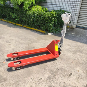 Nouvelle chariot élévateur à palettes hydraulique de 2 tonnes, longueur de fourche de 550 mm, utilisation en restaurant, roues en nylon et acier - Product Image 5