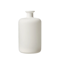Luxe 100ml 500ml 750ml Nordic Glass Vodka Whisky Gin Liqueur Bouteille avec Liège Personnalisé Mat Blanc Noir Verre Bouteille D'huile D'olive