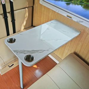 Pieds de table pliants en alliage d'aluminium légers et flexibles pour usage intérieur, accessoires de conversion pour table à manger escamotable - Product Image 3