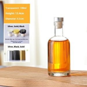 Bán Buôn Trong Suốt Frosted Vodka Chai Thủy Tinh Tự Làm Chai Rượu Vang Pha Chế Kín Ice <span class=keywords><strong>Wine</strong></span> Nút Chai Niêm Phong Loại Cho Trái Cây Rượu Vang - Product Image 6