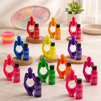 TIMESRUI 55ml Pigment liquide hautement concentré à base d'eau pour ciment et plâtre, colorant néon/fluorescent pour débutants en Jesmonite