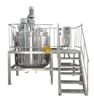 Cuve de mélange de liquides industrielle en acier inoxydable avec agitateur