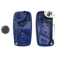 3 BTN Flip Folding Remote Car Key Shell Case Cover SIP22 Blade Blank Button with Battery Door