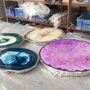 큰 자연 마노 돌 조각 도매 - Product Image 2