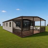 Casa Contenedor Modular Prefabricada de Lujo Personalizada de 20 pies/40 pies con Cocina y Baño, Casa Contenedor Expandible