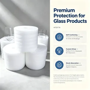 Rouleau de mousse EPE à épaisseur personnalisée, recyclable, imperméable, pour l'emballage de produits en verre - Product Image 2