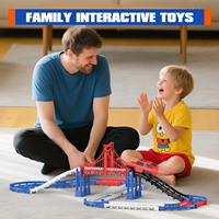 Juguete de Slot Car para Niños, Pista de Carreras de Coches de Ensamblaje DIY, Venta al por Mayor, Sets de Trenes Electrónicos Educativos STEM