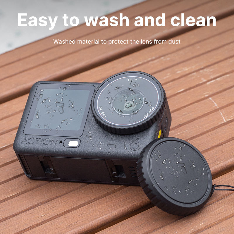 HONGDAK Factory Price Camera Lens Protective Cap Cover TPU Camera Lens Case Accessories for DJI Osmo Action 6