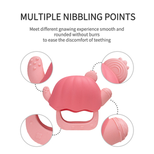 ยางกัดสำหรับเด็กแคคตัสแบบไม่ปล่อยให้เด็กกัดเล่นซิลิโคนป้องกันการหล่นจับมือจับแน่นแคคตัสแบบถอดออกได้ - Product Image 4