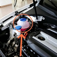 1K0121407A Tangki Ekspansi Pendingin Radiator Mobil dengan Tutup untuk VW Golf MK6 Jetta Tiguan Audi A3 Q3 TT Suku Cadang Mobil