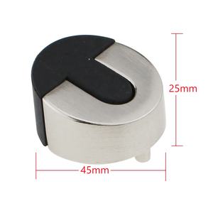 باب زجاجي وقف سبائك الزنك البلاستيك سدادة الجدة انزلاق باب زجاجي مثبت الباب - Product Image 4