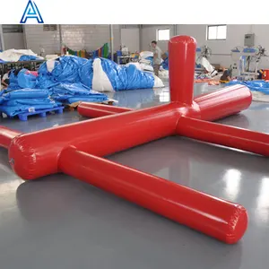 Tabung renang tiup PVC lingkungan tebal tahan lama pabrikan pabrik kustom untuk mainan floater air