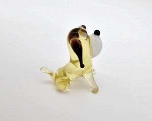 Figurines de chien Tiny Glass World, multicolores, en cristal soufflé à la main, minimalistes, multifonctionnelles, décoration de bureau, accessoires de bureau - Product Image 4