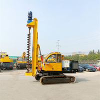 Nouvelle Foreuse Rotative FT à Moteur Diesel, Pileuse Hydraulique, Mobilité sur Chenilles et sur Roues, Profondeur Personnalisable, Moteur Cummins