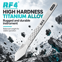 Grattoir à étain non magnétique RF4 SC3 15 °   Lame ultra-fine 13 mm/22 mm double face transparente pour soudure et étainnage de circuits imprimés