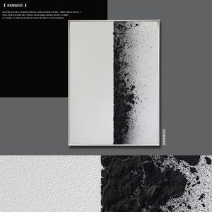 Arte Moderno Wabi Sabi, Pintura al Óleo Blanca Pintada a Mano sobre Lienzo, Arte Abstracto para Pared, Pintura de Yeso con Textura 3D para Sala de Estar - Product Image 5