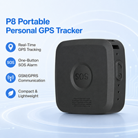 Mini traceur GPS personnel portable P8, IP54, 4G, alarme SOS, géolocalisation, détecteur de chute pour la sécurité des personnes âgées, des enfants et des animaux domestiques